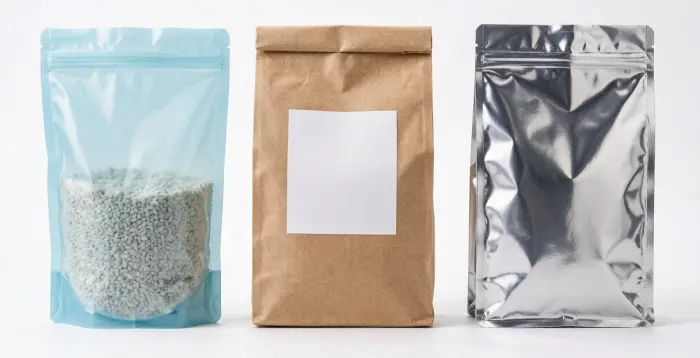 Cat litter bag formats compared for EU PPWR compliance: mono-material PE, paper, laminate