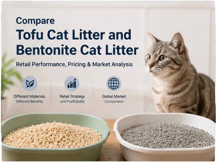 Compare tofu cat litter and bentonite cat litter cover image