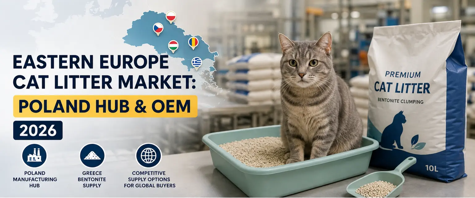 Overview of the Eastern Europe cat litter market size and growth