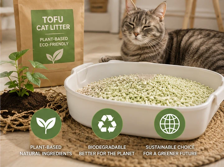 Growing popularity of plant-based tofu cat litter in the global cat litter market
