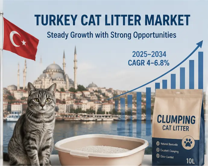 Turkey cat litter market growth overview with pet population and sourcing trends
