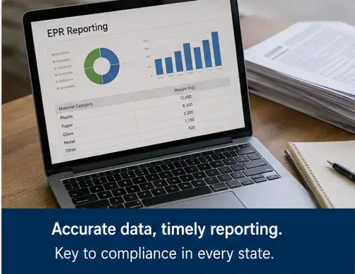 Cat litter EPR reporting and packaging data