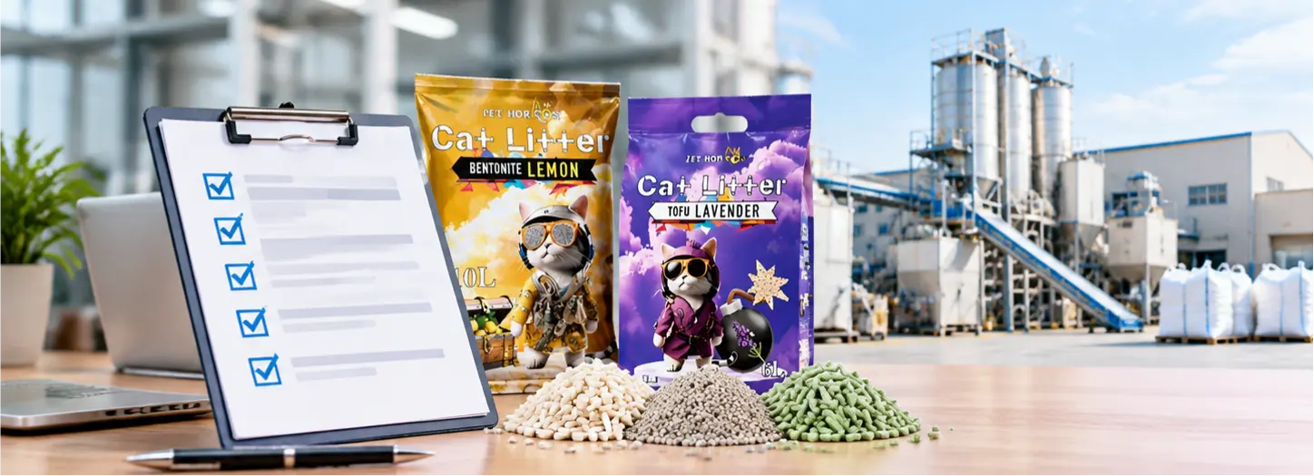 Cat litter factory audit checklist for importers verifying suppliers