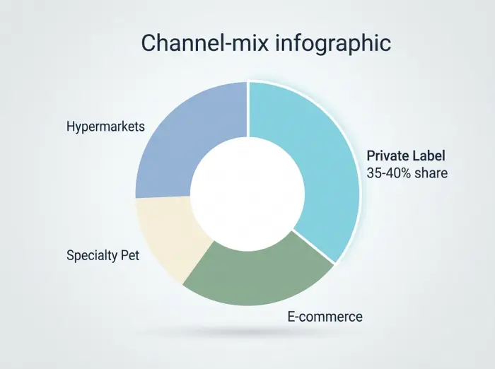 France cat litter market retail channel structure