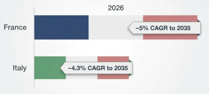 France and Italy cat litter market overview comparison