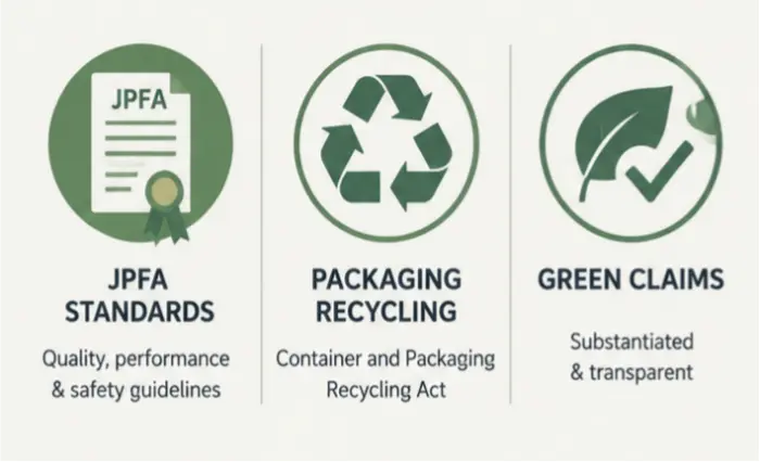 Japan cat litter compliance JPFA packaging recycling