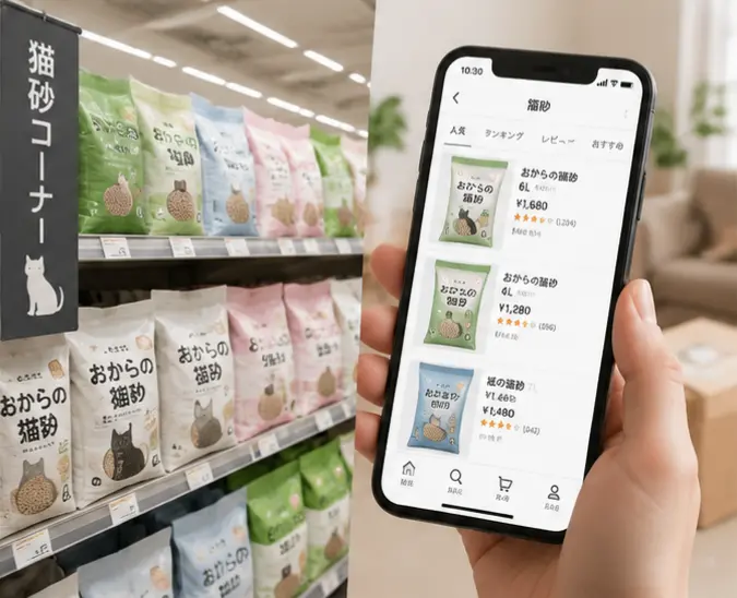 Japan cat litter e-commerce and retail channels