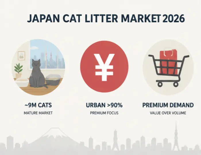 Japan cat litter market profile urban premium