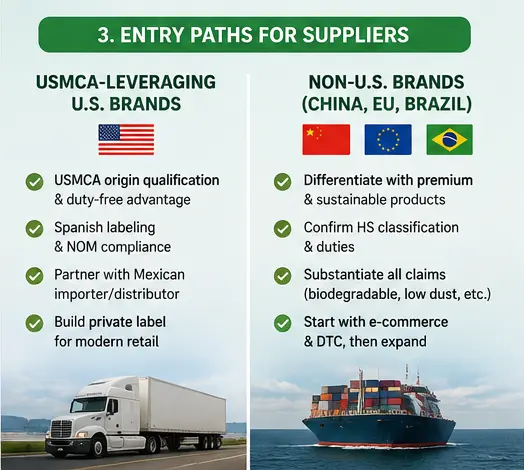Mexico Cat Litter Entry Paths 2026 Mexico cat litter market entry strategies for U.S. and non-U.S. suppliers