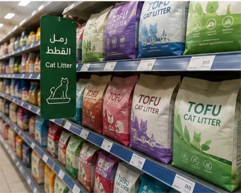 Premium plant-based and low-dust cat litter formats for the Gulf market